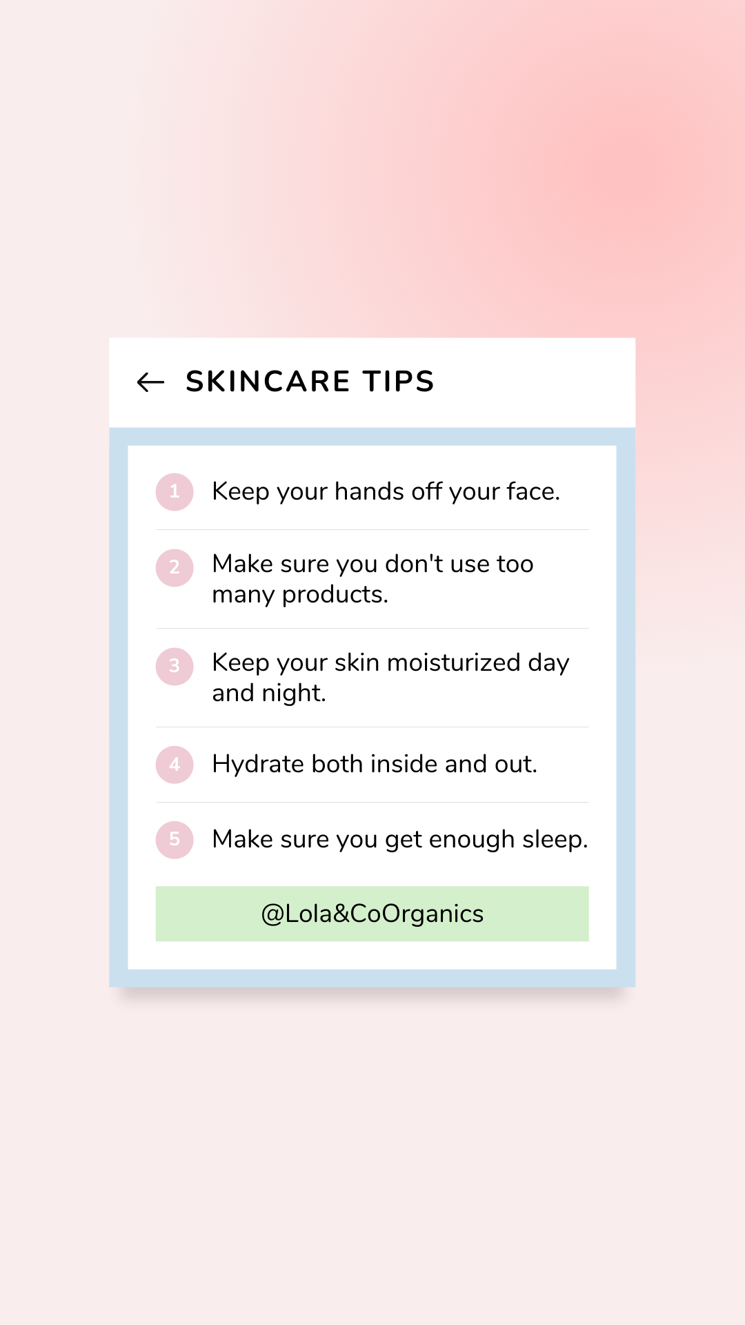 Guide to healthy skin